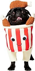 Frisco Front Walking Fried Chicken Bucket with Adjustable Inseam Dog & Cat Costume (Patent Pending), Medium