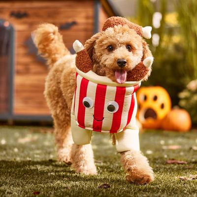 Show full view: Frisco Front Walking Fried Chicken Bucket with Adjustable Inseam Dog & Cat Costume (Patent Pending), Medium slide 8 of 11