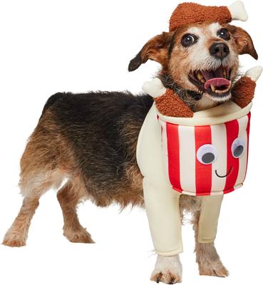 Show full view: Frisco Front Walking Fried Chicken Bucket with Adjustable Inseam Dog & Cat Costume (Patent Pending), Small slide 3 of 11