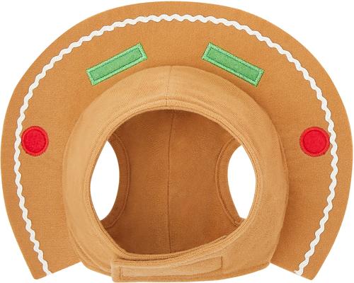 Show full view: Frisco Front Walking Gingerbread Dog & Cat Costume, Medium slide 6 of 10