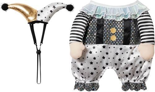 Show full view: Frisco Front Walking Glitter Clown Dog & Cat Costume, Large slide 4 of 9