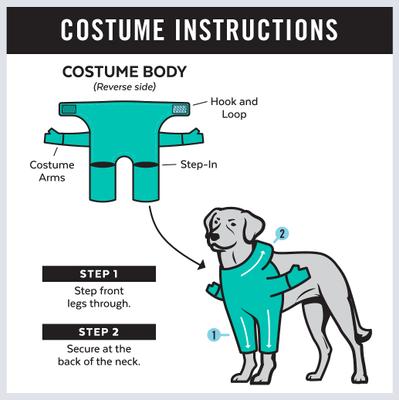 Show full view: Frisco Front Walking Granny Dog & Cat Costume, XX-Large slide 3 of 10