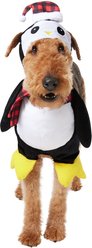 Frisco Front Walking Holiday Penguin Dog & Cat Costume, Large