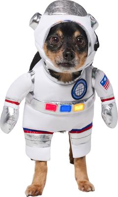 Show full view: Frisco Front Walking LED Astronaut Dog & Cat Costume, Small slide 3 of 10