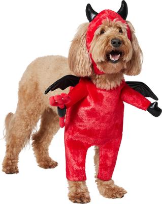 Show full view: Frisco Front Walking Lil Devil with Adjustable Inseam Dog & Cat Costume (Patent Pending), Large slide 2 of 10