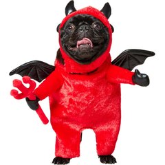 Frisco Front Walking Lil Devil with Adjustable Inseam Dog & Cat Costume (Patent Pending), Medium