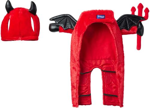 Show full view: Frisco Front Walking Lil Devil with Adjustable Inseam Dog & Cat Costume (Patent Pending), X-Large slide 5 of 10