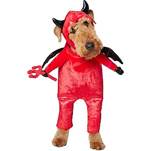 Frisco Front Walking Lil Devil with Adjustable Inseam Dog & Cat Costume (Patent Pending), XX-Large