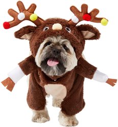 Frisco Front Walking Reindeer Dog & Cat Costume, 1 count, Medium