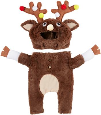 Show full view: Frisco Front Walking Reindeer Dog & Cat Costume, 1 count, Medium slide 5 of 10