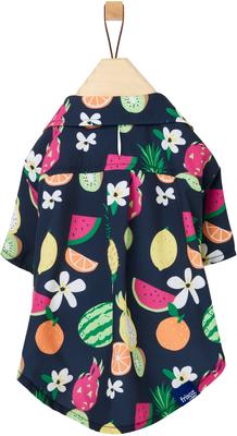 Show full view: Frisco Fruit Punch Camp Dog & Cat Shirt, Black, Large slide 3 of 10