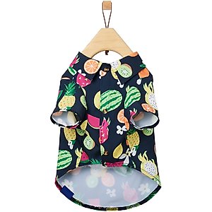 Frisco Fruit Punch Camp Dog & Cat Shirt, Black, Medium