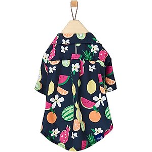Frisco Fruit Punch Camp Dog & Cat Shirt, Black, Medium