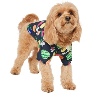 Frisco Fruit Punch Camp Dog & Cat Shirt, Black, Small
