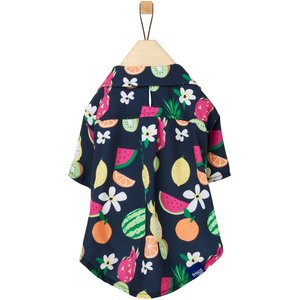 Frisco Fruit Punch Camp Dog & Cat Shirt, Black, Small