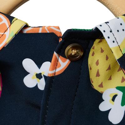 Show full view: Frisco Fruit Punch Camp Dog & Cat Shirt, Black, Small slide 6 of 11