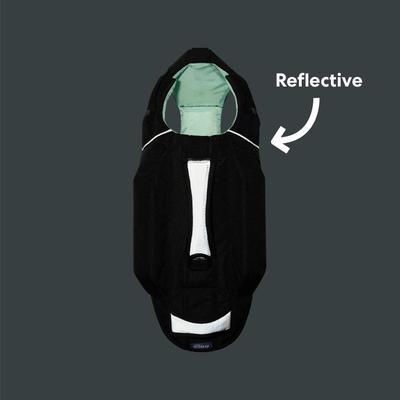 Show full view: Frisco Full Coverage Dog Life Jacket, Blue/Black, X-Small slide 7 of 10