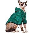 Show in main carousel: Frisco Full Zip Dog & Cat Sweater Fleece Hoodie, Green, Small slide 1 of 12