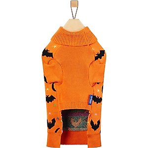 Frisco Funky Bat Knit Dog & Cat Sweater, Small