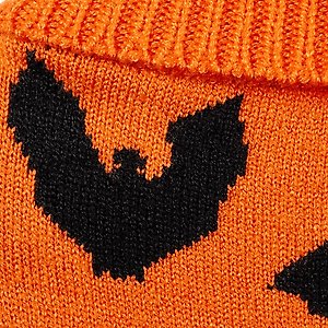Frisco Funky Bat Knit Dog & Cat Sweater, Small
