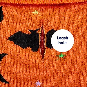 Frisco Funky Bat Knit Dog & Cat Sweater, Small