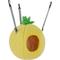 Show in main carousel: Frisco Geometric Plush Hanging Tunnel + Small Pet Pineapple Hideaway slide 6 of 9