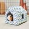 Show in main carousel: Frisco Geometric Plush Small Pet House, Blue slide 1 of 5