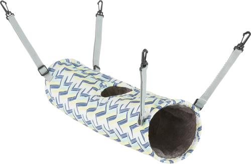 Show full view: Frisco Geometric Small Pet Plush Hanging Tunnel, Green slide 3 of 6