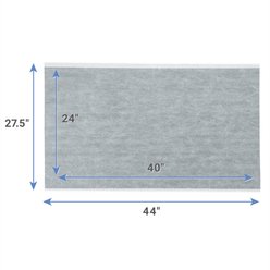 Frisco Giant Charcoal Dog Training & Potty Pads, 27.5 x 44-in, Unscented, 50 count slide 2 of 9