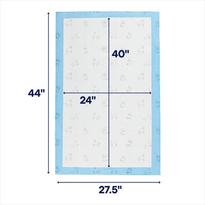 Show full view: Frisco Giant Premium Dog Training & Potty Pads, 27.5 x 44-in, Unscented, 27.5 x 44-in, Unscented, 50 count, Dog Sketch Print slide 2 of 10