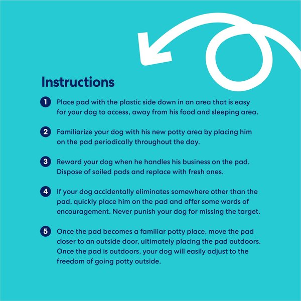 Show full view: Frisco Giant Premium Dog Training & Potty Pads, 27.5 x 44-in, Unscented, 30 count slide 8 of 10