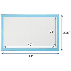 Frisco Giant Ultra Premium Non-Skid Dog Training & Potty Pads, 27.5 x 44-in, Scented, 50 count slide 2 of 9