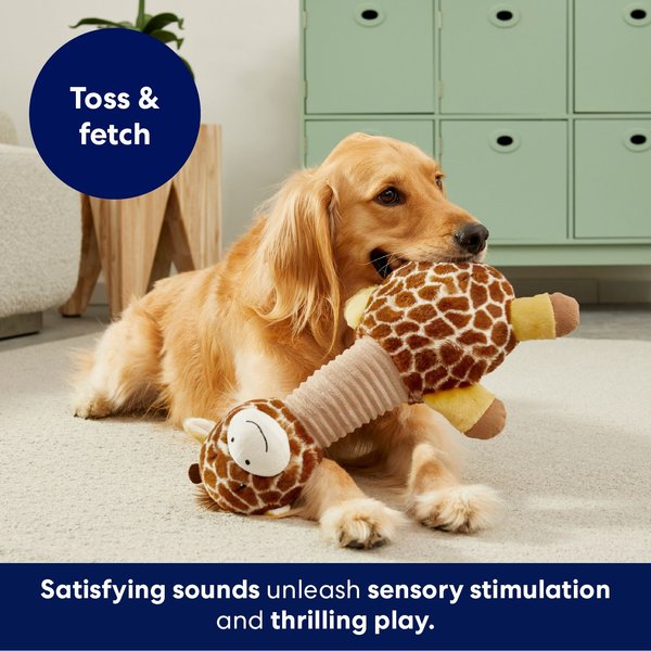 Show full view: Frisco Giraffe Bobberz Plush Squeaky Dog Toy, Large/X-Large slide 5 of 7
