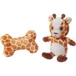 Zoobilee TPR & T-Shirt Stick Plush Puppy Toy
