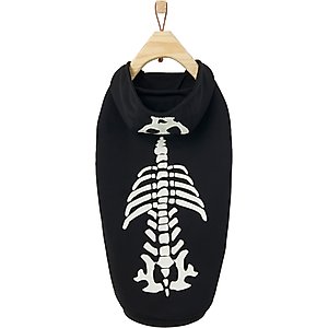 Frisco Glow in the Dark Skeleton Dog & Cat Hoodie Costume, Medium