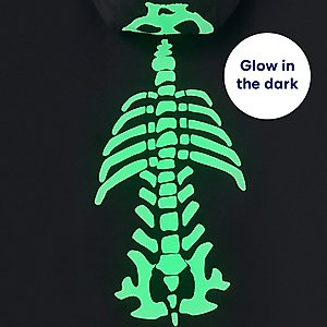 Frisco Glow in the Dark Skeleton Dog & Cat Hoodie Costume, Medium
