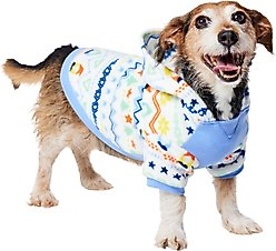 Frisco Gnome Fair Isle Dog & Cat Hoodie, Medium
