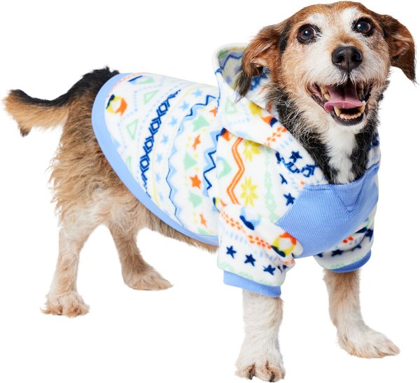 Show full view: Frisco Gnome Fair Isle Dog & Cat Hoodie, Medium slide 1 of 12