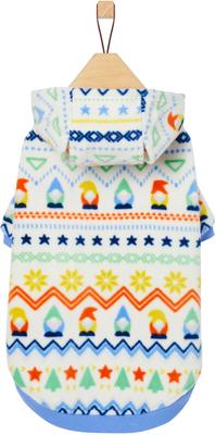 Show full view: Frisco Gnome Fair Isle Dog & Cat Hoodie, X-Small slide 4 of 12
