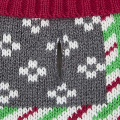 Show full view: Frisco Grandma's Holiday Patchwork Dog & Cat Christmas Sweater, Small slide 6 of 11