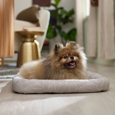 Frisco Frisco Gray Basket Weave Dog Crate Mat, 30-in
