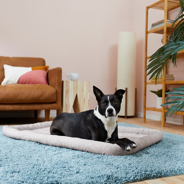 Picture of FRISCO Gray Basket Weave Dog Crate Mat, 42-in - Chewy.com