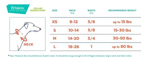 Show full view: Frisco Green Ombre Style Dog Collar, XS - Neck: 8 – 12-in, Width: 5/8-in slide 2 of 6