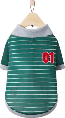 Show full view: Frisco Green Rugby Dog & Cat Polo Shirt, Large slide 5 of 10