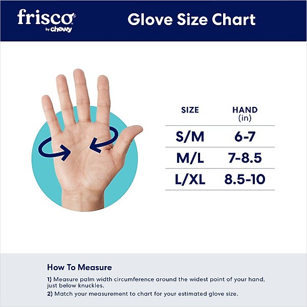 Show full view: Frisco Grooming Glove, Black, Medium/Large slide 4 of 9