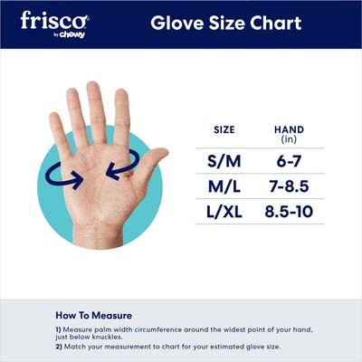 Show full view: Frisco Grooming Glove, Black, Medium/Large slide 4 of 9