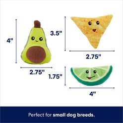 Frisco Guacamole Hide & Seek Puzzle Plush Squeaky Dog Toy Refills, Small, 3 count slide 2 of 6
