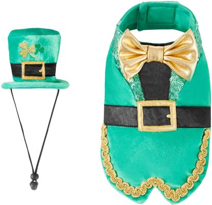 Show full view: Frisco Guinea Pig St. Patrick's Day Costume, Green slide 3 of 6