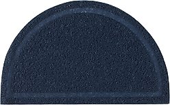 Frisco Half Moon Cat Litter Mat, Blue