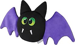 Frisco Halloween Bat Round Plush Squeaky Dog Toy, Medium/Large